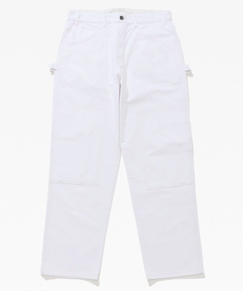 Dickies ダブルニー コットン地 ワイドレグ ペインターパンツ Dickies（ディッキーズ）の「ダブルニー ペインターパンツ ワイド