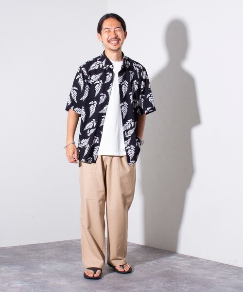 GLOSTER（グロスター）の「【GLOSTER/グロスター】ミリタリー イージー ベイカーパンツ リネン/麻（その他パンツ・メンズ・ベージュ/ネイビー/カーキ・S/M/L）」の6枚目の写真