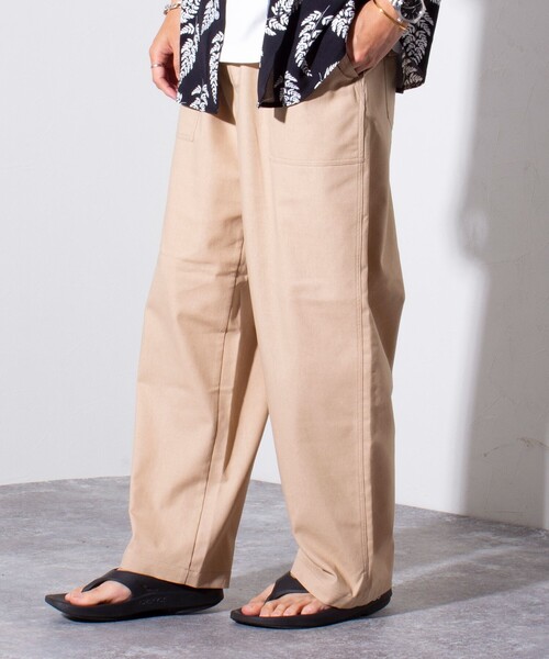GLOSTER（グロスター）の「【GLOSTER/グロスター】ミリタリー イージー ベイカーパンツ リネン/麻（その他パンツ・メンズ・ベージュ/ネイビー/カーキ・S/M/L）」の11枚目の写真