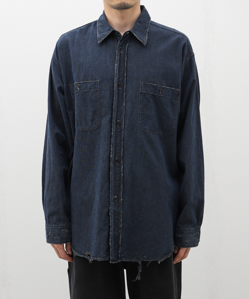 marka(マーカ)の「MARKA / マーカ DAMAGE SHIRT(シャツ/ブラウス・メンズ・ブラック/ブルー・2/3)」の19枚目の写真