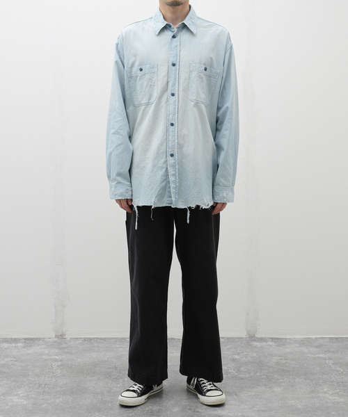 セール】MARKA / マーカ DAMAGE SHIRT（シャツ/ブラウス