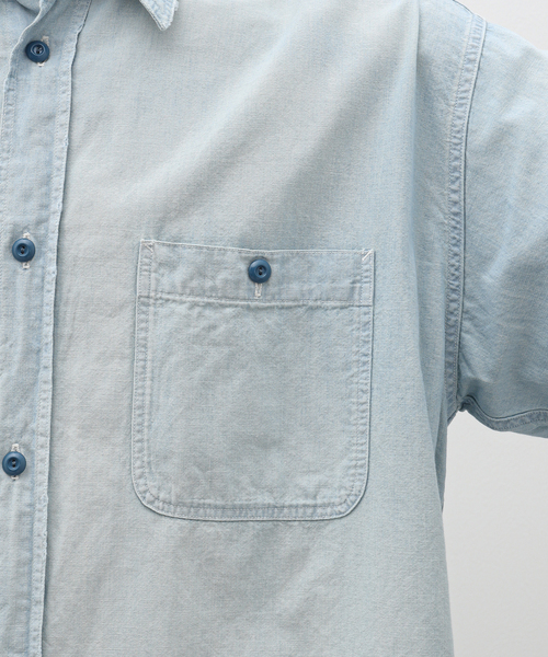 marka(マーカ)の「MARKA / マーカ DAMAGE SHIRT(シャツ/ブラウス・メンズ・ブラック/ブルー・2/3)」の11枚目の写真