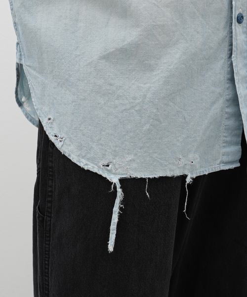 セール】MARKA / マーカ DAMAGE SHIRT（シャツ/ブラウス）｜marka