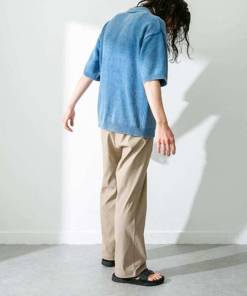 URBAN RESEARCH Sonny Label（アーバンリサーチサニーレーベル）の「インディゴパイルスキッパープルオーバー（ポロシャツ・メンズ・インディゴブルー/ライトインディゴブルー・MEDIUM/LARGE）」の10枚目の写真