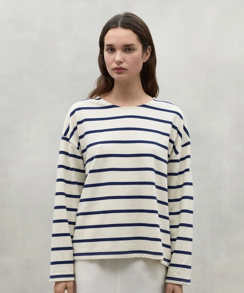【セール】WILMA ボーダー スウェット / WILMA STRIPED SWEATSHIRT WOMAN（スウェット）｜ECOALF（エコアルフ）