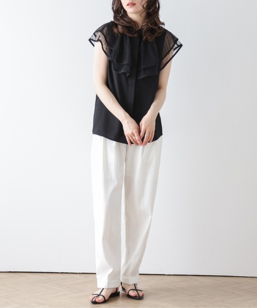 La-gemme(ラジェム)の「ドットチュールブラウス(シャツ/ブラウス・レディース・ホワイト/ブラック・フリー)」の16枚目の写真