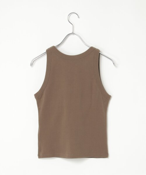 VENCEEXCHANGE（ヴァンスエクスチェンジ）の「スムース天竺アメスリタンクトップ（タンクトップ・レディース・ブラック/ベージュ/ブラウン/オフホワイト・FREE）」の14枚目の写真
