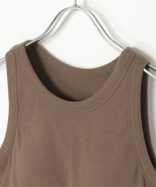 VENCEEXCHANGE（ヴァンスエクスチェンジ）の「スムース天竺アメスリタンクトップ（タンクトップ・レディース・ブラック/ベージュ/ブラウン/オフホワイト・FREE）」の17枚目の写真
