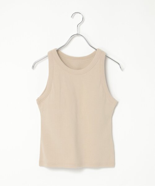 VENCEEXCHANGE（ヴァンスエクスチェンジ）の「スムース天竺アメスリタンクトップ（タンクトップ・レディース・ブラック/ベージュ/ブラウン/オフホワイト・FREE）」の22枚目の写真