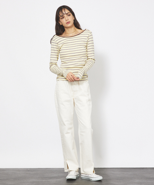 ＜追加2＞【Robert P. Miller】パネルリブ バックオープンロンT Robert P. Miller tシャツ 「追加3」「Robert Miller