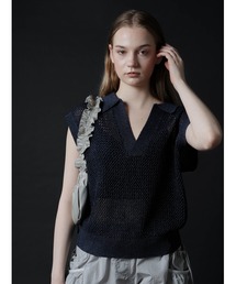 GLITTER KNIT VEST