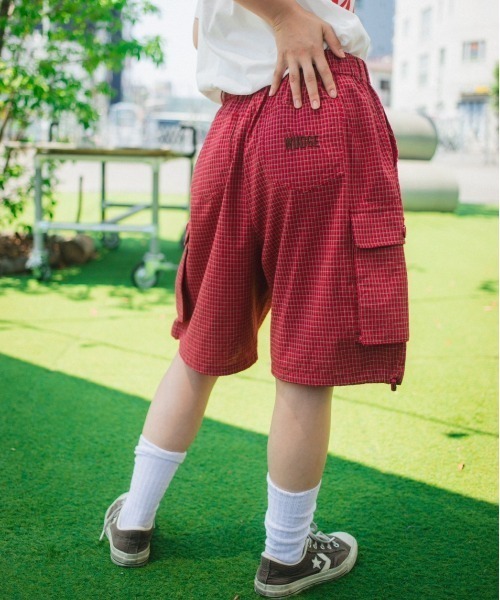 WudgeBoy（ワッジボーイ）の「wudge boy check half cargo pants（カーゴパンツ・レディース・ネイビー/ホワイト/レッド・LARGE/MEDIUM）」の21枚目の写真