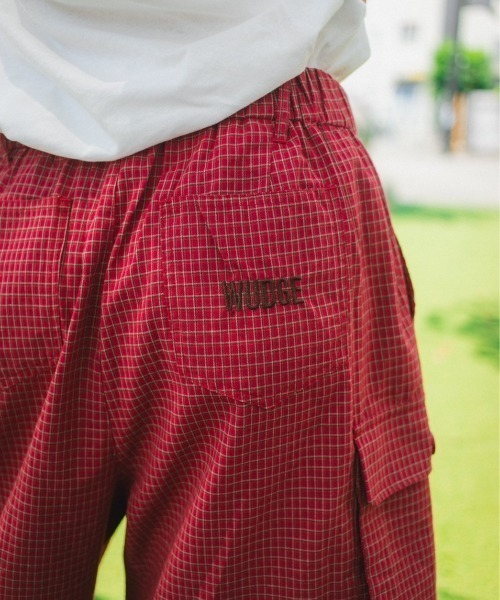 WudgeBoy（ワッジボーイ）の「wudge boy check half cargo pants（カーゴパンツ・レディース・ネイビー/ホワイト/レッド・LARGE/MEDIUM）」の22枚目の写真