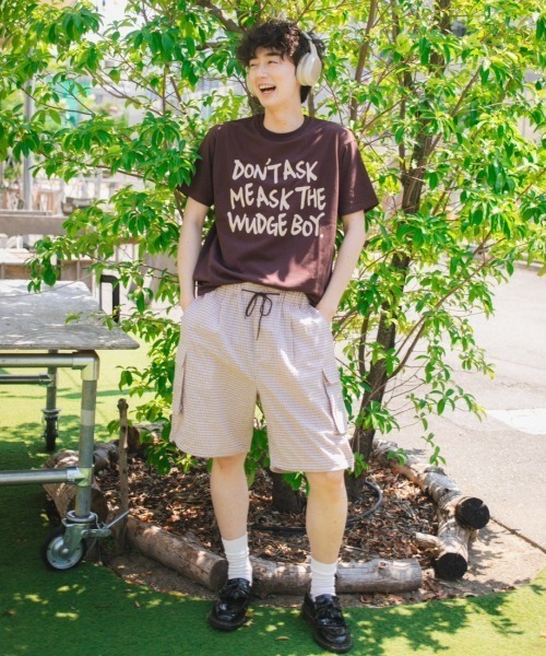 WudgeBoy（ワッジボーイ）の「wudge boy check half cargo pants（カーゴパンツ・レディース・ネイビー/ホワイト/レッド・LARGE/MEDIUM）」の13枚目の写真