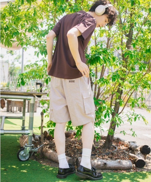 WudgeBoy（ワッジボーイ）の「wudge boy check half cargo pants（カーゴパンツ・レディース・ネイビー/ホワイト/レッド・LARGE/MEDIUM）」の15枚目の写真
