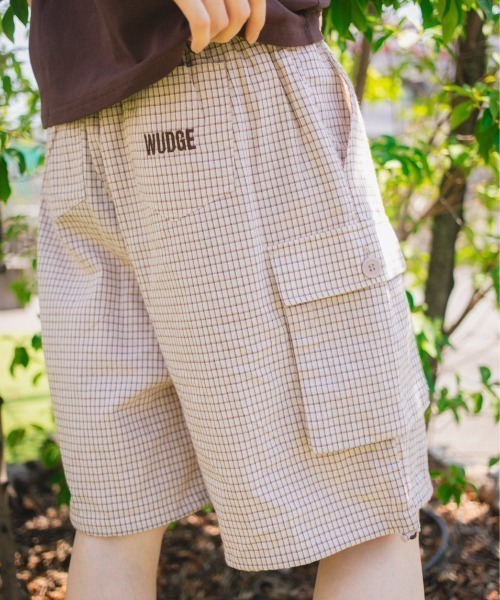 WudgeBoy（ワッジボーイ）の「wudge boy check half cargo pants（カーゴパンツ・レディース・ネイビー/ホワイト/レッド・LARGE/MEDIUM）」の16枚目の写真