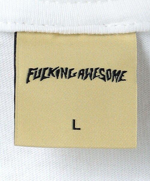 【Fucking Awesome】Shinjuku Tシャツ コットン メンズ 半袖 Fucking Awesome Shinjuku T-Shirt in White | SVD USA