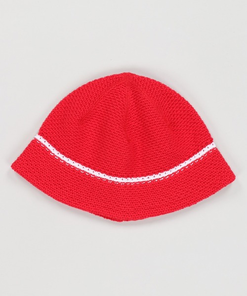 SPINNS(スピンズ)の「ラインコットンハット(ハット・メンズ・レッド/ブラック/ブラウン・ONESIZE)」の3枚目の写真