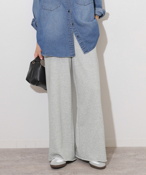 JOURNAL STANDARD relume（ジャーナルスタンダード　レリューム）の「《追加》ワイドスウェットパンツ（スウェットパンツ・レディース・グレー/ブラック系その他・FREE）」の20枚目の写真