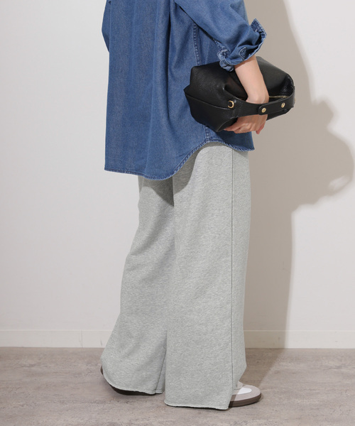 JOURNAL STANDARD relume（ジャーナルスタンダード　レリューム）の「《追加》ワイドスウェットパンツ（スウェットパンツ・レディース・グレー/ブラック系その他・FREE）」の17枚目の写真