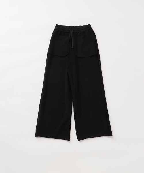 JOURNAL STANDARD relume（ジャーナルスタンダード　レリューム）の「《追加》ワイドスウェットパンツ（スウェットパンツ・レディース・グレー/ブラック系その他・FREE）」の6枚目の写真