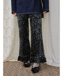 merry jenny | flowerベロアパンツ(スラックス)