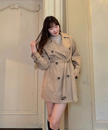 ジャケット・アウター herlipto Sleeveless Twill Trench Dress セール】Sleeveless Twill Trench Dress（トレンチコート）｜Her