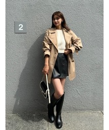 Her lip to（ハーリップトゥー）の「Noble Short Trench Coat
