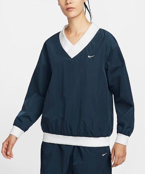 【セール】NIKE WMNS NSW ESSENTIAL WOVEN UV VNECK L FV7650-480（Tシャツ/カットソー）｜NIKE（ナイキ） 6,994円