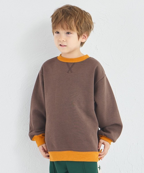 pairmanon(ペアマノン)の「【ぬくふわ】裏起毛 ユニセックス 配色切り替え アソートスウェット(スウェット・キッズ・ライトグリーン/レッド/ブラック系その他/ブルー/グレー/ピンク/ブラウン/ブラック系その他2/ピンク系その他/ブラック/ブルー系その他3/ピンク系その他3/ベージュ/ピンク系その他2/グリーン系その他2/グリーン系その他/ブルー系その他/ブルー系その他2/カーキ/ピンク系その他5/ピンク系その他4/ベージュ系その他2/ブラック系その他4/ベージュ系その他3/ブラック系その他3/ブラウン系その他/ブルー系その他4・110/120/150/100/90/140/130)」の8枚目の写真