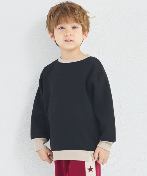 pairmanon(ペアマノン)の「【ぬくふわ】裏起毛 ユニセックス 配色切り替え アソートスウェット(スウェット・キッズ・ライトグリーン/レッド/ブラック系その他/ブルー/グレー/ピンク/ブラウン/ブラック系その他2/ピンク系その他/ブラック/ブルー系その他3/ピンク系その他3/ベージュ/ピンク系その他2/グリーン系その他2/グリーン系その他/ブルー系その他/ブルー系その他2/カーキ/ピンク系その他5/ピンク系その他4/ベージュ系その他2/ブラック系その他4/ベージュ系その他3/ブラック系その他3/ブラウン系その他/ブルー系その他4・110/120/150/100/90/140/130)」の5枚目の写真