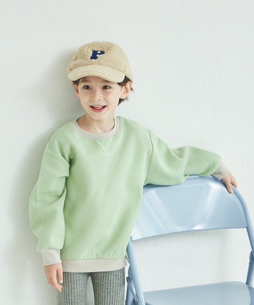 pairmanon(ペアマノン)の「【ぬくふわ】裏起毛 ユニセックス 配色切り替え アソートスウェット(スウェット・キッズ・ライトグリーン/レッド/ブラック系その他/ブルー/グレー/ピンク/ブラウン/ブラック系その他2/ピンク系その他/ブラック/ブルー系その他3/ピンク系その他3/ベージュ/ピンク系その他2/グリーン系その他2/グリーン系その他/ブルー系その他/ブルー系その他2/カーキ/ピンク系その他5/ピンク系その他4/ベージュ系その他2/ブラック系その他4/ベージュ系その他3/ブラック系その他3/ブラウン系その他/ブルー系その他4・110/120/150/100/90/140/130)」の15枚目の写真