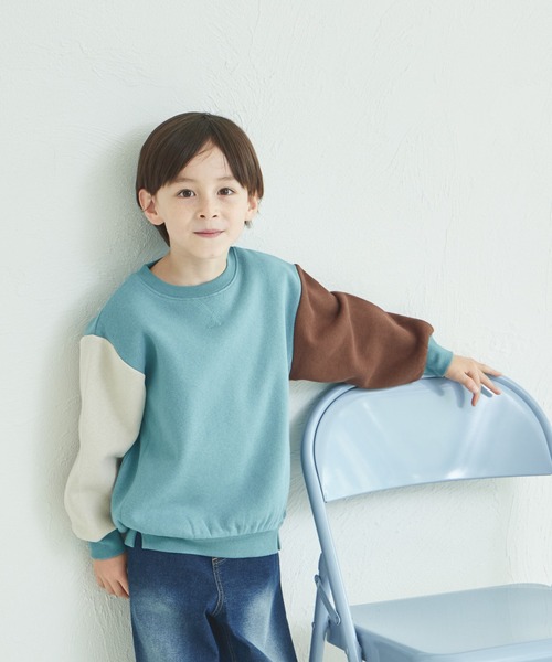 pairmanon(ペアマノン)の「【ぬくふわ】裏起毛 ユニセックス 配色切り替え アソートスウェット(スウェット・キッズ・ライトグリーン/レッド/ブラック系その他/ブルー/グレー/ピンク/ブラウン/ブラック系その他2/ピンク系その他/ブラック/ブルー系その他3/ピンク系その他3/ベージュ/ピンク系その他2/グリーン系その他2/グリーン系その他/ブルー系その他/ブルー系その他2/カーキ/ピンク系その他5/ピンク系その他4/ベージュ系その他2/ブラック系その他4/ベージュ系その他3/ブラック系その他3/ブラウン系その他/ブルー系その他4・110/120/150/100/90/140/130)」の19枚目の写真