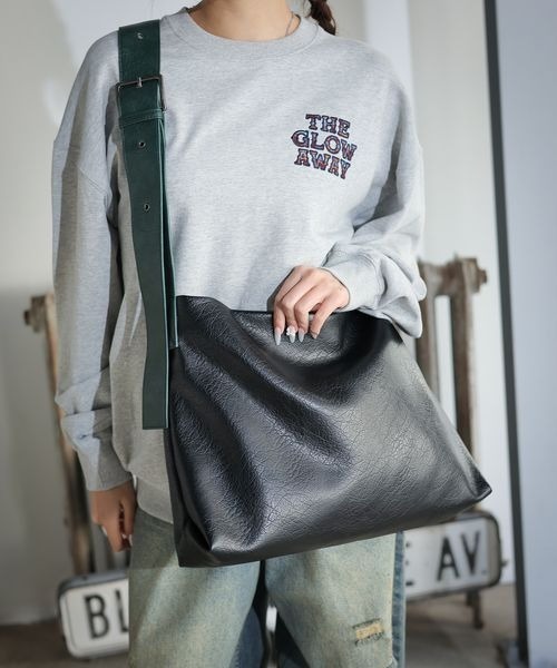 PBLIM(ページボーイリム)の「PBLIM/バイカラートートバッグ(トートバッグ・レディース・シルバー/ブラック・FREE)」の5枚目の写真