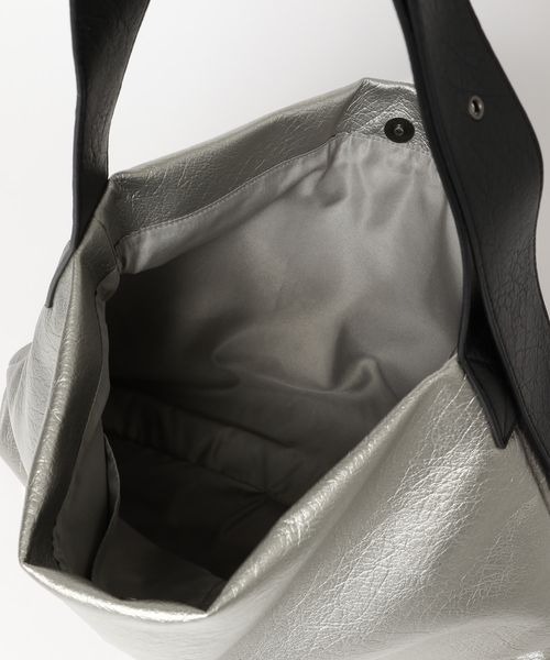 PBLIM(ページボーイリム)の「PBLIM/バイカラートートバッグ(トートバッグ・レディース・シルバー/ブラック・FREE)」の13枚目の写真