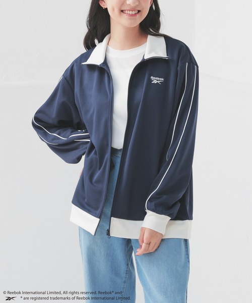 リーボック　ジャケット Reebok/リーボック 別注 ロゴ刺繍 オーバーサイズ ナイロン