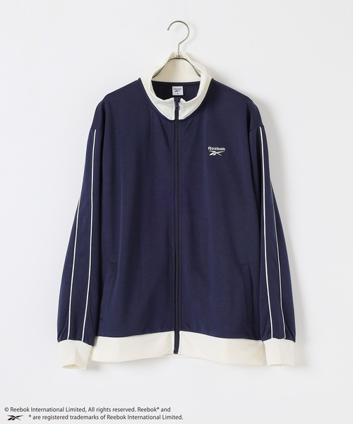 Honeys（ハニーズ）の「リーボック／ジャケット（ジャージ・レディース・ネイビー/ホワイト/ブラック・S/M/L）」の15枚目の写真