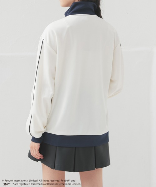 Honeys（ハニーズ）の「リーボック／ジャケット（ジャージ・レディース・ネイビー/ホワイト/ブラック・S/M/L）」の19枚目の写真