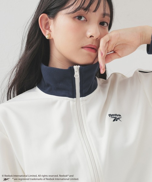 Honeys（ハニーズ）の「リーボック／ジャケット（ジャージ・レディース・ネイビー/ホワイト/ブラック・S/M/L）」の20枚目の写真