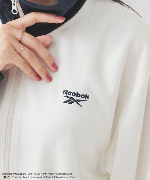 Honeys（ハニーズ）の「リーボック／ジャケット（ジャージ・レディース・ネイビー/ホワイト/ブラック・S/M/L）」の21枚目の写真