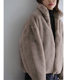 ☆新品タグ付き☆24SS La TOTALITE ギャザー ネック ブルゾン 黒 La TOTALITE（ラトータリテ）の「ギャザーネックブルゾン