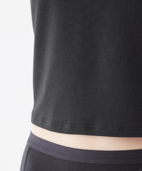 BODY WILD(ボディーワイルド)の「BODY WILD/ボディワイルド STANDARD クルーネックTシャツ(Tシャツ/カットソー・レディース・ブラック/ベージュ系その他/ブルー系その他・MEDIUM/LARGE)」の9枚目の写真