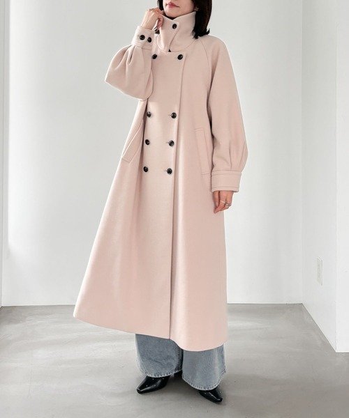 【セール】2WAYステンカラーロングコート 139052（ステンカラーコート）｜Heather（ヘザー）