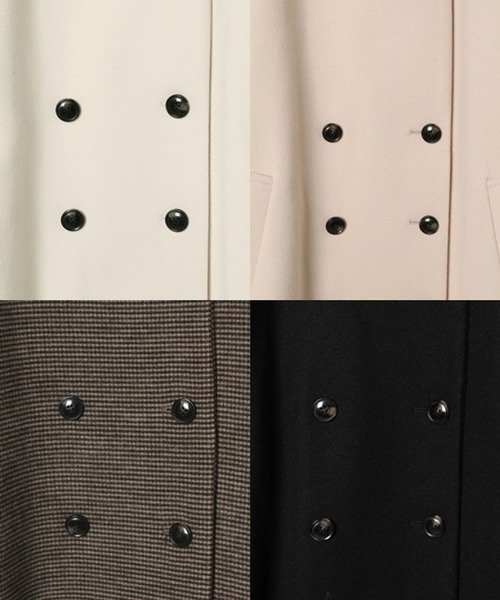 【セール】2WAYステンカラーロングコート 139052（ステンカラーコート）｜Heather（ヘザー）