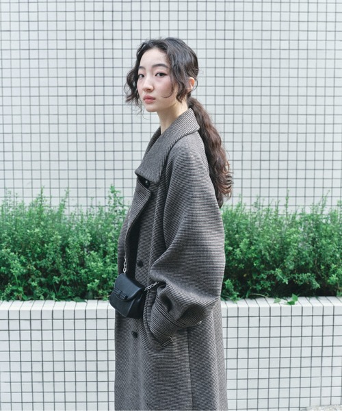 【セール】2WAYステンカラーロングコート 139052（ステンカラーコート）｜Heather（ヘザー）