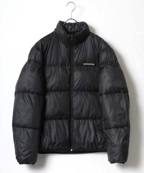 n0458【パパス】中綿ジャケット　コットン100% ワンポイント　フーディ ABJ45268-BK.JPG