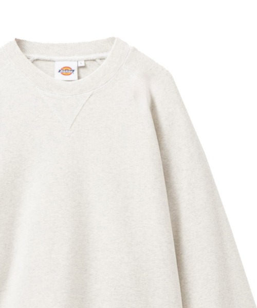 Dickies(ディッキーズ)の「【別注限定展開】リブラグランスリーブL/S TEE(Tシャツ/カットソー・メンズ・ブラック/オートミール・L/XL/XXL/M)」の2枚目の写真