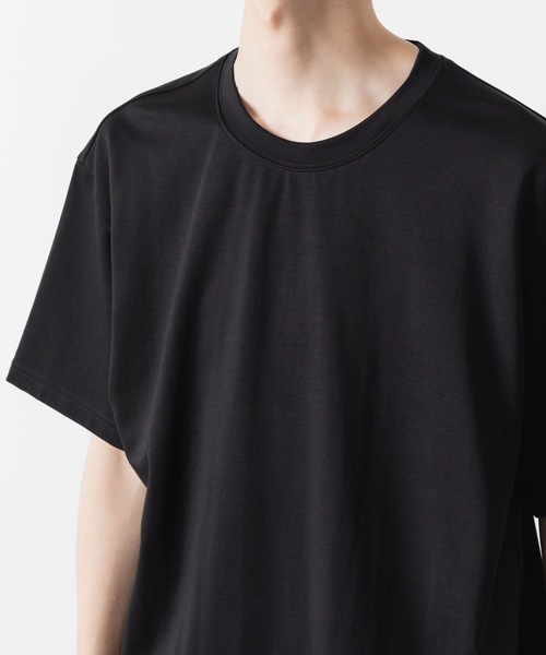 ATTACHMENT(アタッチメント)の「コットン ダブルフェイス オーバーサイズド S/S/ TEE / COTTON DOUBLE FACE OVERSIZED S/S TEE(Tシャツ/カットソー・メンズ・ホワイト/ブラック/グレー/ダークグレー/ライトブラウン・1/3/2)」の9枚目の写真