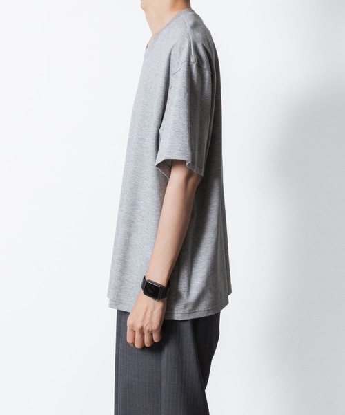 ATTACHMENT(アタッチメント)の「コットン ダブルフェイス オーバーサイズド S/S/ TEE / COTTON DOUBLE FACE OVERSIZED S/S TEE(Tシャツ/カットソー・メンズ・ホワイト/ブラック/グレー/ダークグレー/ライトブラウン・1/3/2)」の17枚目の写真