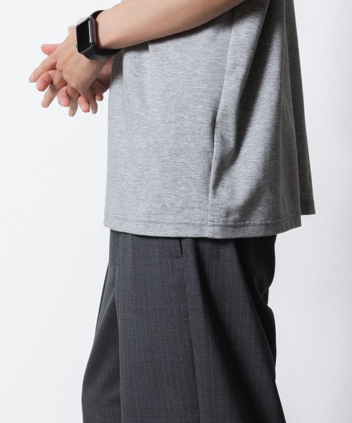 ATTACHMENT(アタッチメント)の「コットン ダブルフェイス オーバーサイズド S/S/ TEE / COTTON DOUBLE FACE OVERSIZED S/S TEE(Tシャツ/カットソー・メンズ・ホワイト/ブラック/グレー/ダークグレー/ライトブラウン・1/3/2)」の20枚目の写真